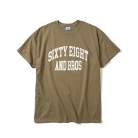 68&BROTHERS / S/S Print Tee ”College" [No. 7015]