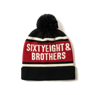 画像1: 68&BROTHERS / Bon Bon Knit Cap "SIXTYEIGHT" [No. 7105]
