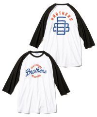 68&BROTHERS / 3/4 Baseball Tee "Classic BB" [No. 7727]