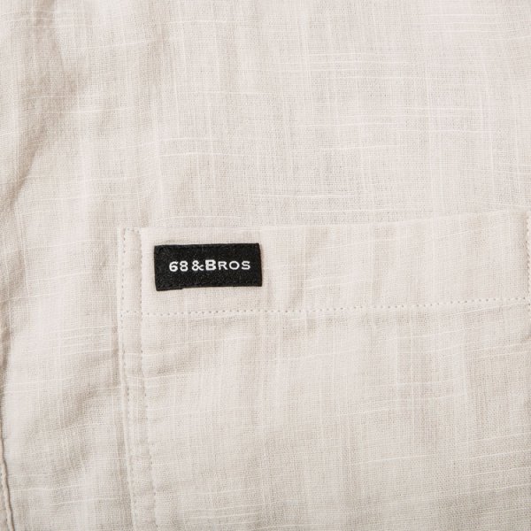 画像3: 68&BROTHERS / L/S Gauze Popover Shirts [No. 5034] (3)