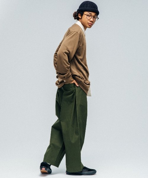 画像10: 68&BROTHERS / Cotton 2Tuck Wide Pants [No. 6615] (10)