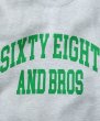 画像5: 68&BROTHERS /  8.5 oz Crew Sweat "college logo" [No. 7057] (5)