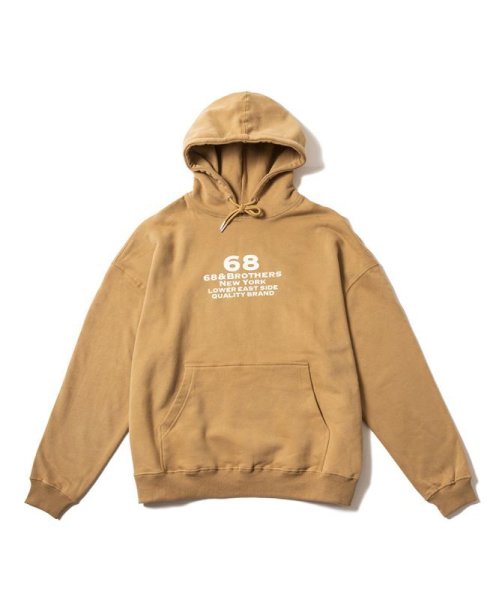 画像4: 68&BROTHERS / L/S Hood Big Silhouette "QB" [No.7522] (4)